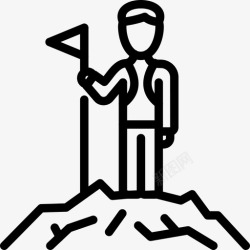 登山运动员登山运动员职业图标高清图片