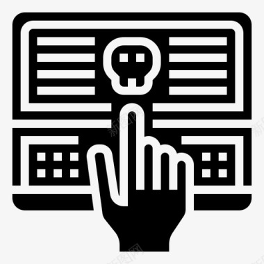 抢劫系统网络黑客图标图标