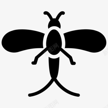 蜉蝣蚁族飞蚁图标图标