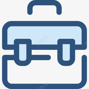 行李箱创业和新业务7蓝色图标图标