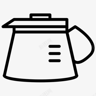 服务器咖啡滴水手册图标图标