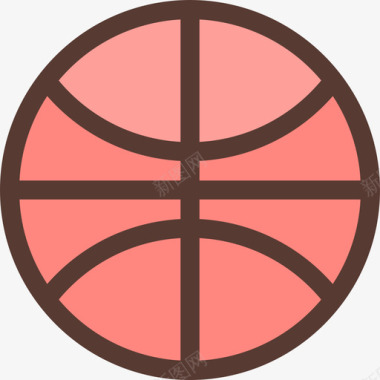 篮球健身图标颜色图标