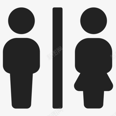 卫生间盥洗室图标图标