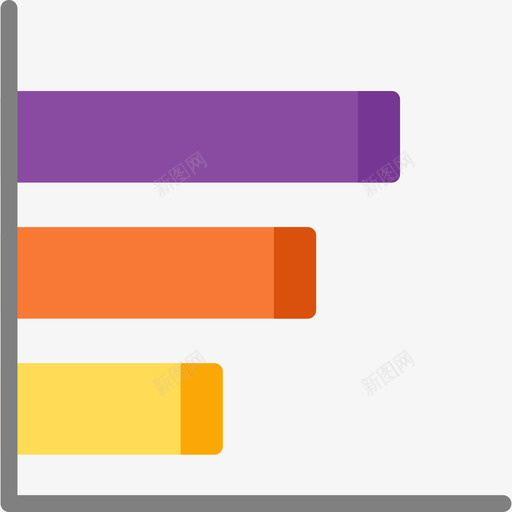 条形图图表平面图图标svg_新图网 https://ixintu.com 图表 平面图 条形图