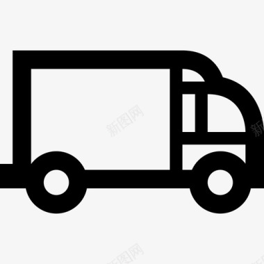 卡车送货搬运图标图标