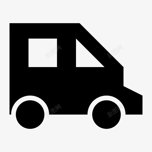 汽车小型货车越野车图标svg_新图网 https://ixintu.com 小型货车 汽车 越野车 运输符号