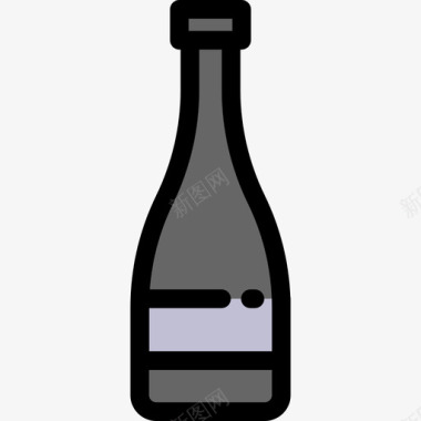 酒鬼家居用品13线性颜色图标图标