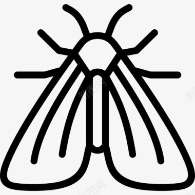 蛾子鳕鱼玉米螟图标图标
