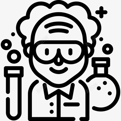 化学家职业和工作直系图标svg_新图网 https://ixintu.com 化学家 直系 职业和工作