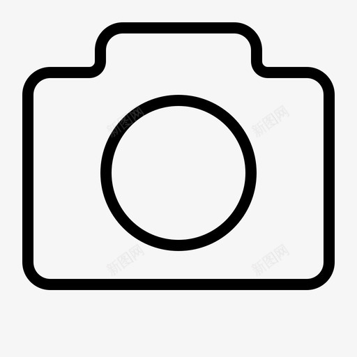 照相机拍摄图像图标svg_新图网 https://ixintu.com 图像 多媒体 拍摄 照片 照相机 照相机应用程序大纲