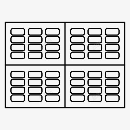橱柜办公桌储藏室图标svg_新图网 https://ixintu.com 储藏室 办公桌 橱柜 衣柜