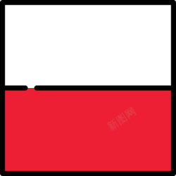 波兰共和国波兰共和国国旗收藏3广场图标高清图片