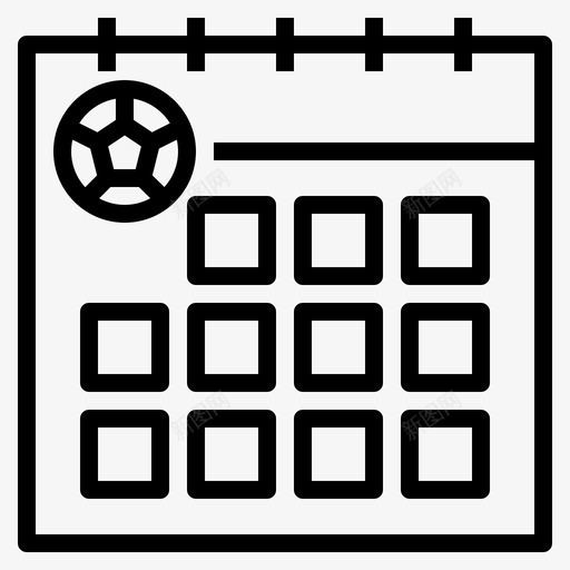 比赛足球运动图标svg_新图网 https://ixintu.com 体育场 比赛 足球 运动