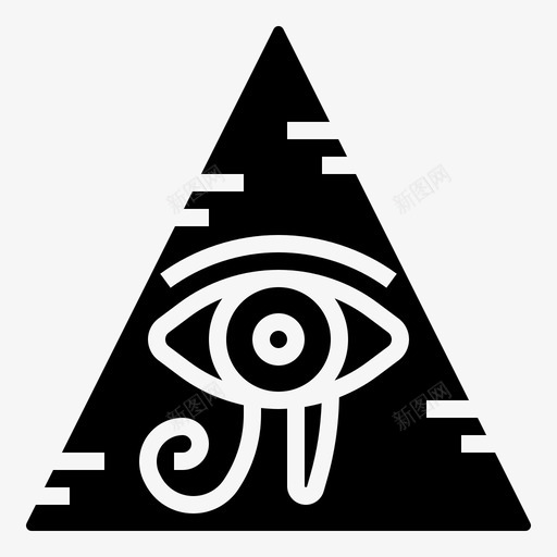 荷鲁斯之眼埃及符号图标svg_新图网 https://ixintu.com 埃及 埃及符号铭文 符号 荷鲁斯之眼