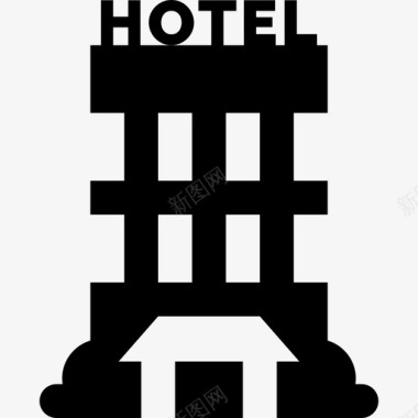 酒店旅游系列4已满图标图标