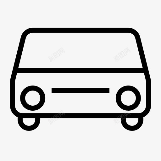 汽车道路运输图标svg_新图网 https://ixintu.com 旅行 汽车 车辆 车辆轮廓 运输 道路