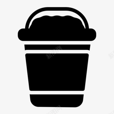 一杯咖啡咖啡泡沫图标图标