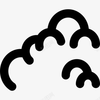 云天气30轮廓图标图标