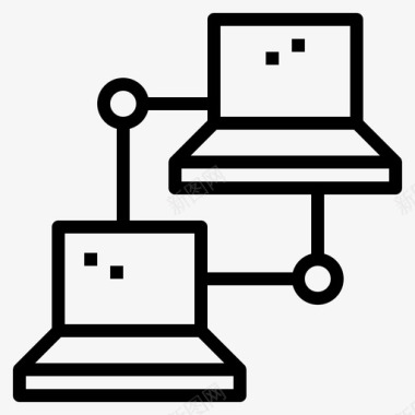网络连接器共享图标图标