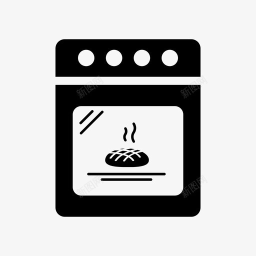 烤箱里的面包宝宝怀孕图标svg_新图网 https://ixintu.com 宝宝 怀孕 烤箱里的面包