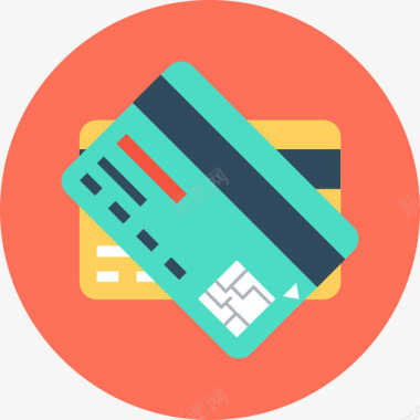 信用卡商业和金融11通告图标图标