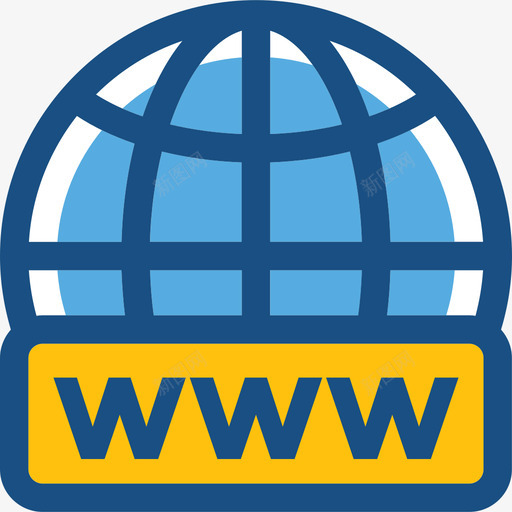 全球网络和用户界面双色图标svg_新图网 https://ixintu.com 全球 双色 网络和用户界面