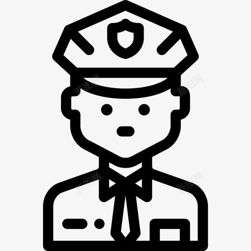 警察法官2直系人图标svg_新图网 https://ixintu.com 法官2 直系人 警察