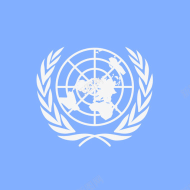 联合国国际旗帜4正方形图标图标