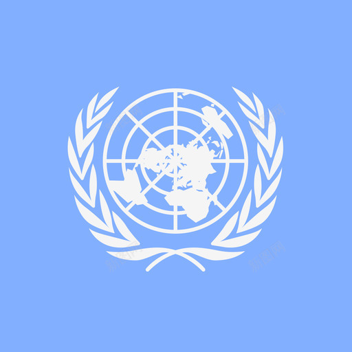 联合国国际旗帜4正方形图标svg_新图网 https://ixintu.com 国际旗帜4 正方形 联合国