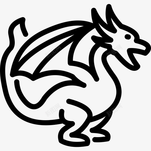 wyvern神话图标svg_新图网 https://ixintu.com wyvern 神话