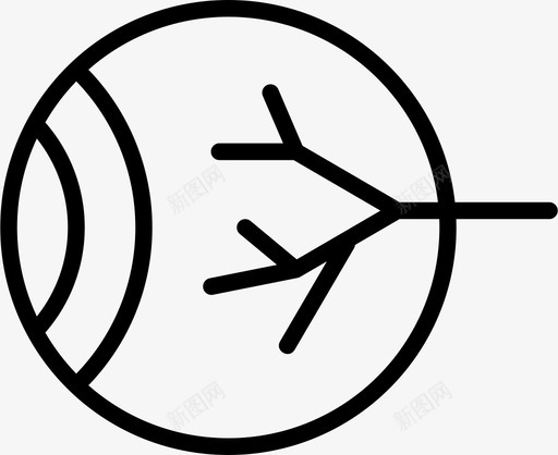 眼睛眼球人图标svg_新图网 https://ixintu.com 人 器官 牙医 眼球 眼睛 视力