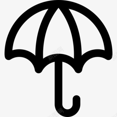 雨伞感恩节5直系图标图标