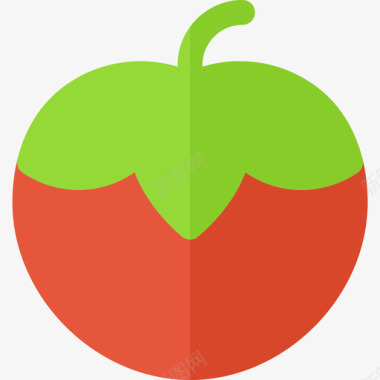 西红柿超市13号扁平图标图标