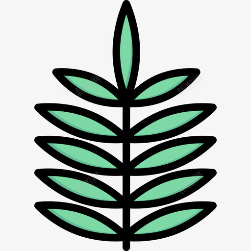 植物自然8线状颜色图标svg_新图网 https://ixintu.com 植物 线状颜色 自然8