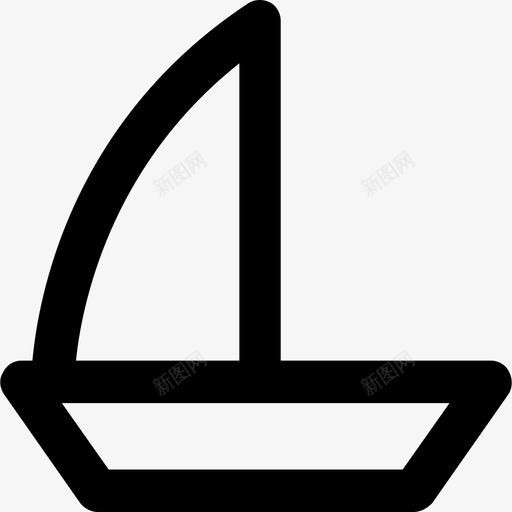 帆船旅行24粗体圆形图标svg_新图网 https://ixintu.com 帆船 旅行24 粗体圆形
