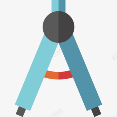 指南针喷漆工具2平面图标图标