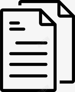 文件和文档存档纸张图标图标