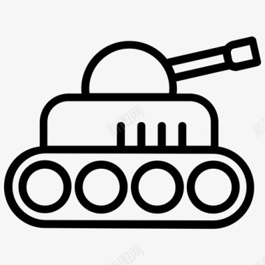 陆军坦克战车步兵车图标图标