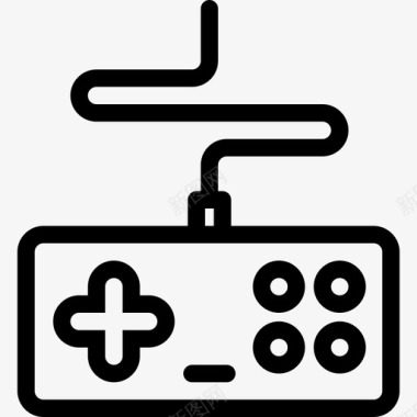 游戏板游戏5线性图标图标