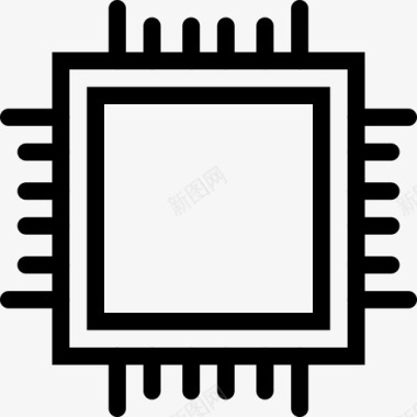 cpu芯片组计算机图标图标