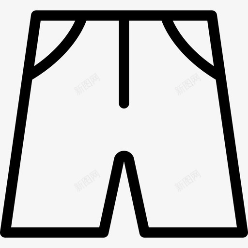 长裤服装和时尚配饰直线型图标svg_新图网 https://ixintu.com 服装和时尚配饰 直线型 长裤
