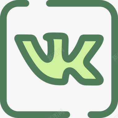 VK社交网络5verde图标图标