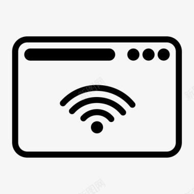wifi桌面信号图标图标