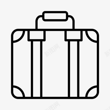 行李行李箱旅游图标图标