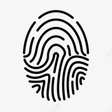 指纹身份证登录图标图标