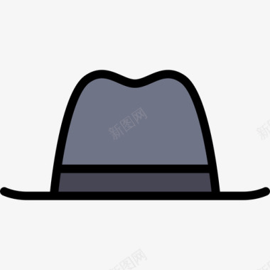 帽子衣服23线颜色图标图标