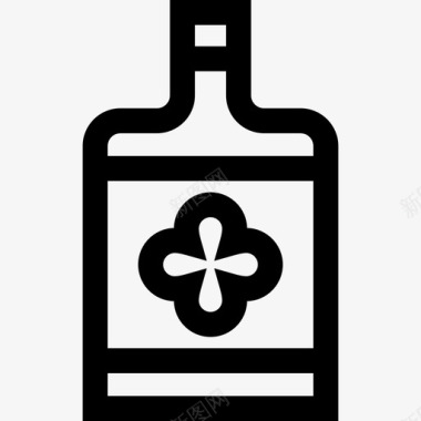 威士忌圣帕特里克第7天直饮图标图标