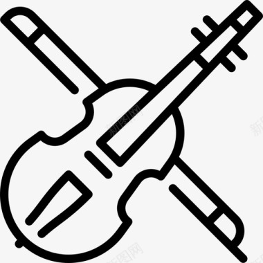 小提琴圣帕特里克第10天直系图标图标