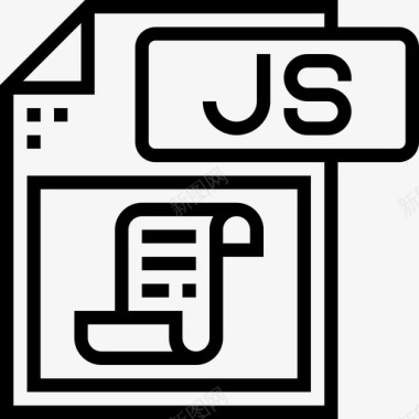 Js文件类型3线性图标图标