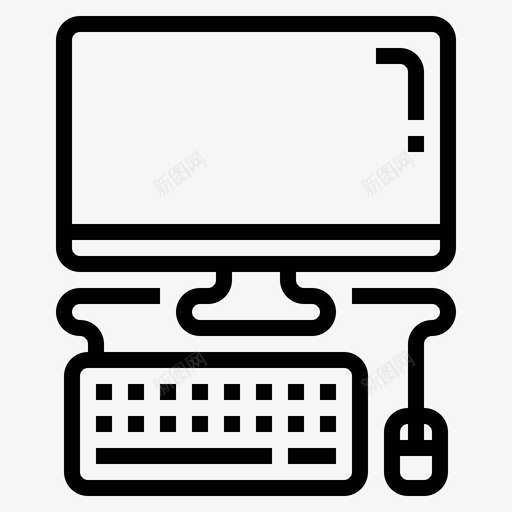 计算机设备互联网图标svg_新图网 https://ixintu.com 互联网 技术 教育 网络 计算机 设备